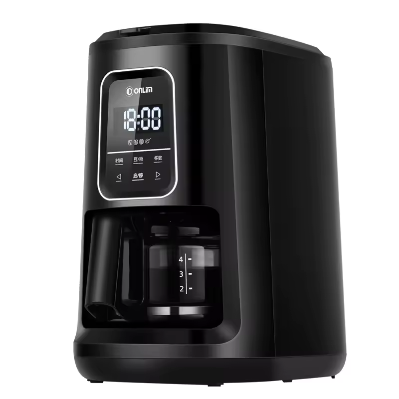 220V Coffee Machine Drip Coffee Maker With Grinding Function Fully Automatic Coffee Grinder Coffee Tea Brewing Machine